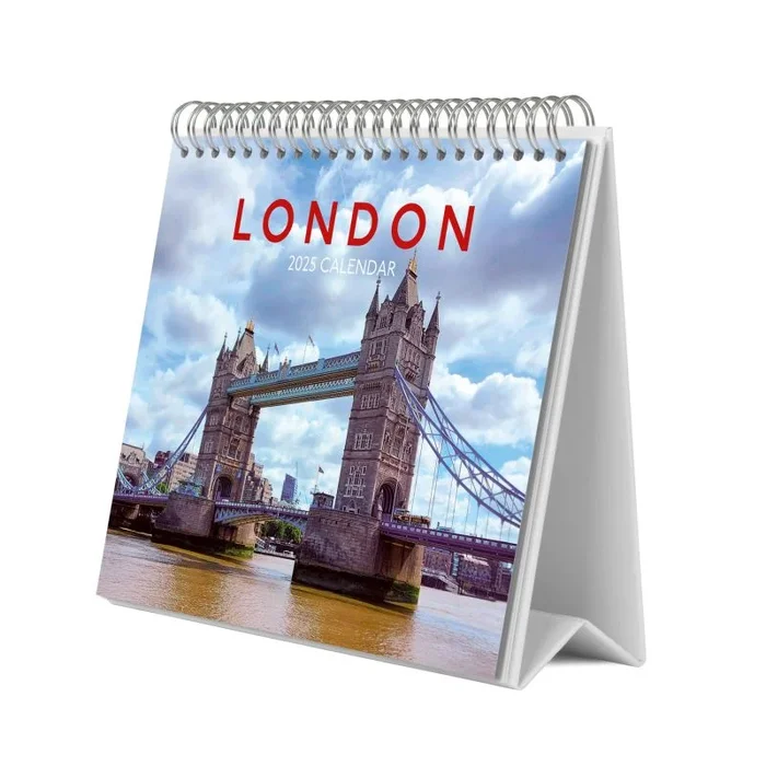 Calendario sobremesa 2025 Londres – Calendario 2025: base resistente | Calendario mesa 2025, Planificador mensual: con espacio para anotar y vista mensual global