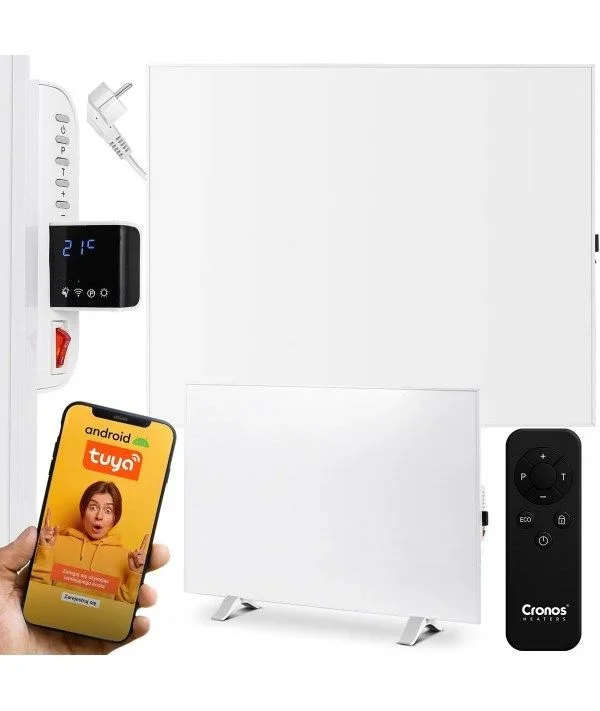 Calentador infrarrojo crp-1200twp 1200w blanco