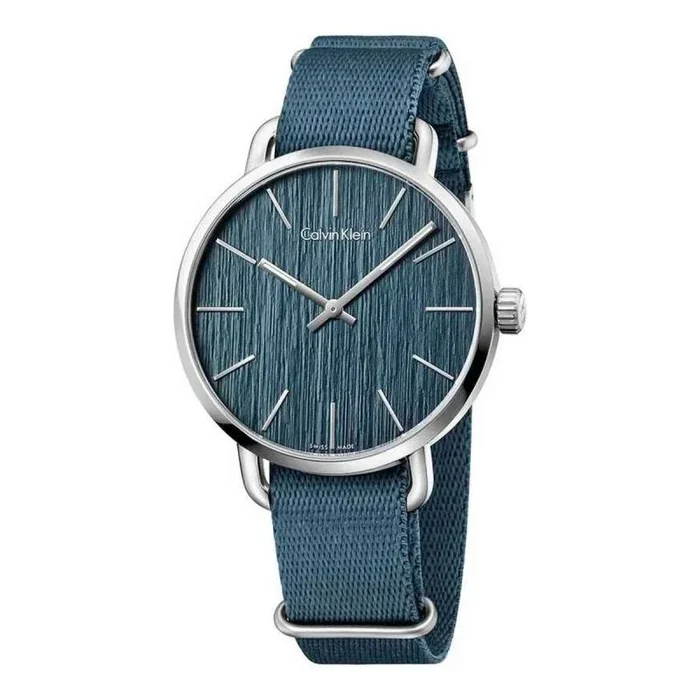 Calvin Klein Reloj Analogico para Hombre de Cuarzo con Correa en Tela K7B211WL