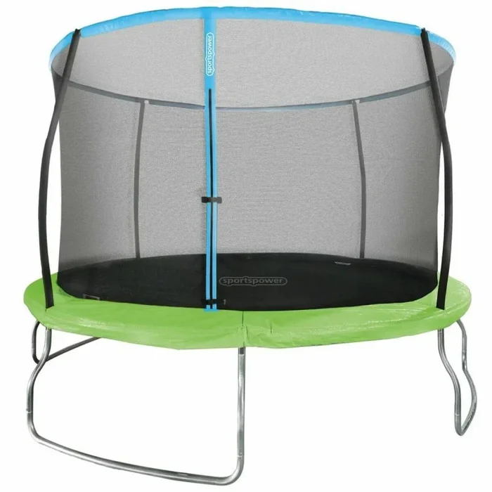 Cama elástica infantil con red de seguridad colorbaby 366 x 266 x 366 cm