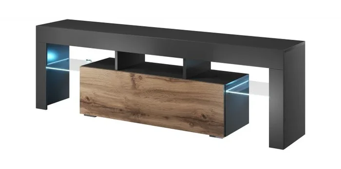 Cama TORO138 ANTR/W Mueble de TV y centro de entretenimiento 2 estanterías