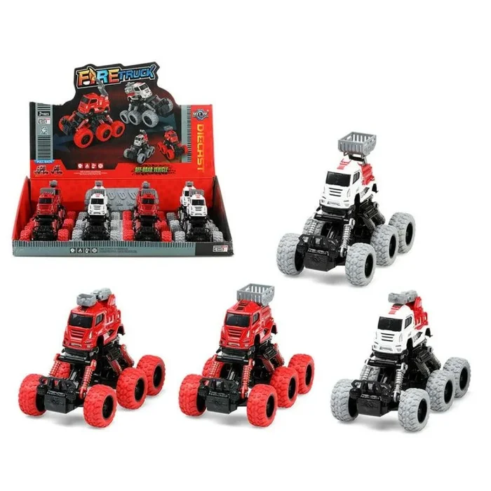 Camión firetruck 16 x 11 cm