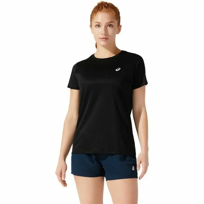 Camiseta de Manga Corta Mujer Asics Core SS Negro XL