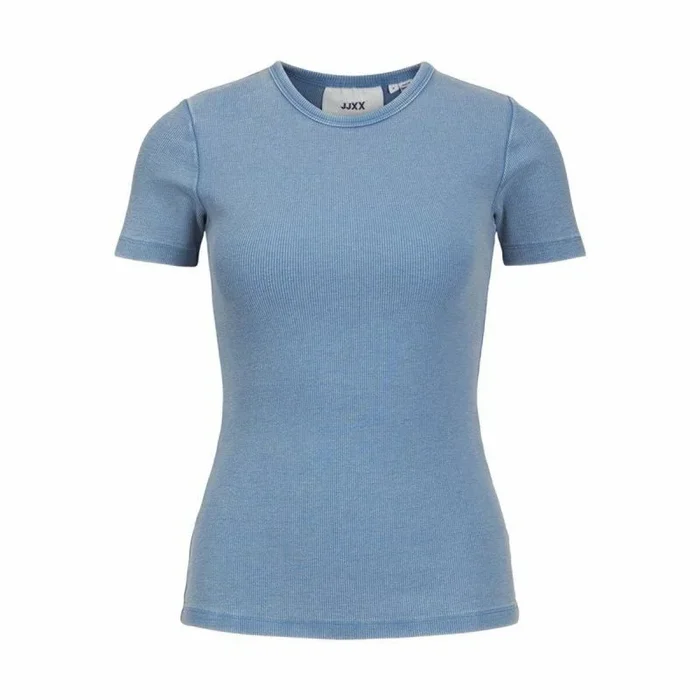 Camiseta de Manga Corta Mujer Jack & Jones Jxfrankie Wash Ss Azul S