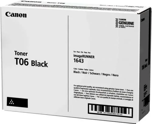 Canon T06 cartucho de tóner 1 pieza(s) Original Negro
