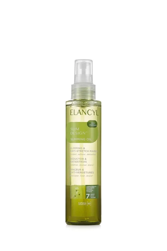 Cantabria Labs Elancyl Slim Design Aceite Anticelulítico.- Aceite bifásico anticeulítico, prevención antiestrías, 150 ML