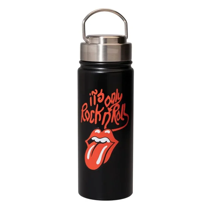 Cantimplora acero inoxidable Rolling Stones – Botella de agua acero inoxidable : Botella termica 550ml (Termo agua) | Aislamiento Doble pared Frio/Calor : Rolling Stones merchandising Oficial