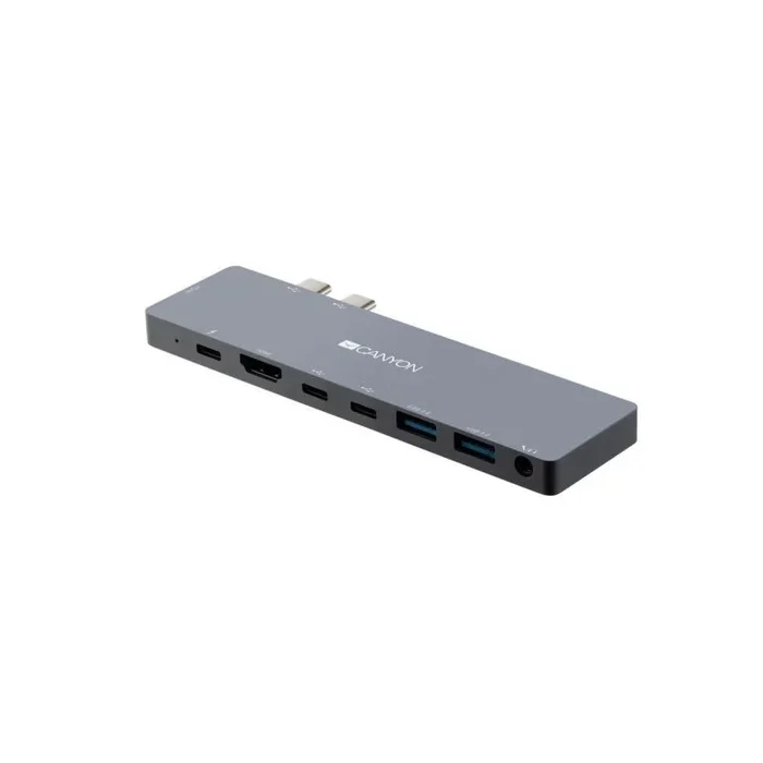 Canyon CNS-TDS08DG base para portátil y replicador de puertos Gris