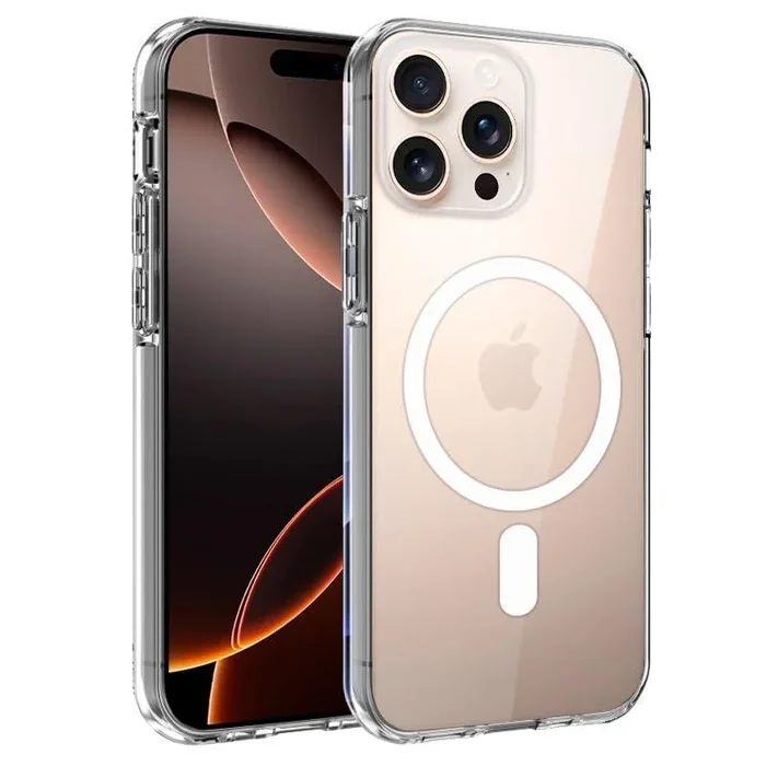 Carcasa Cool para iPhone 16 Pro MAX Magnética Transparente