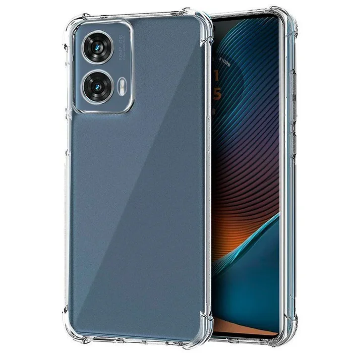 Carcasa Cool para Motorola Edge 50 Fusion AntiShock Transparente
