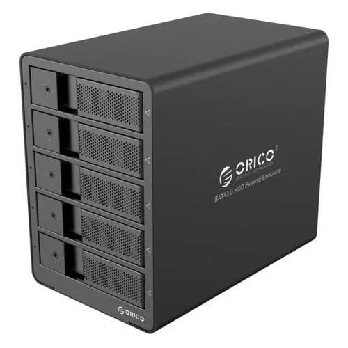 Carcasa para Disco Duro Externo 3,5 Pulgadas Orico 9558Ru3-V1-Bk (Negro)