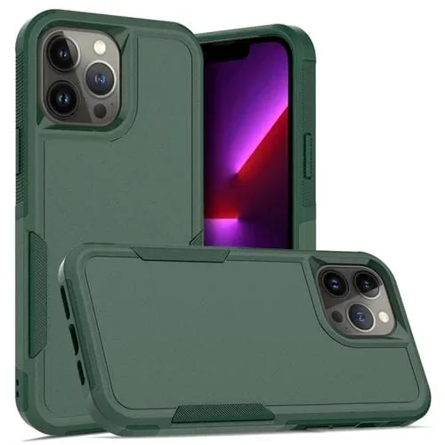 Carcasa para iPhone 11 PC + Funda de Teléfono TPU (Verde Oscuro)