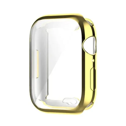 Carcasa Protectora Completa TPU para Apple Watch Series 8/7 41mm (Oro)