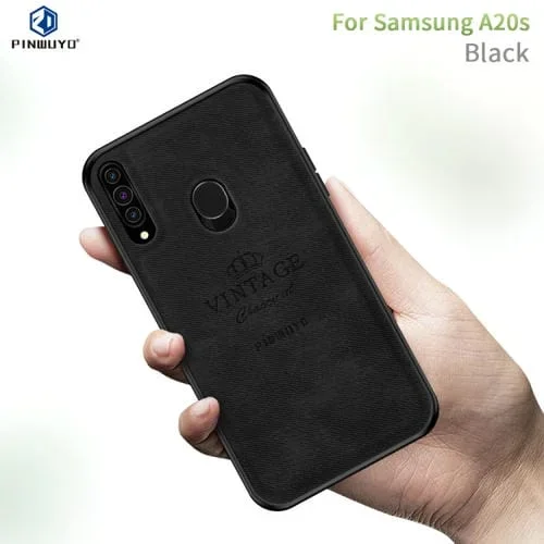 Carcasa Protectora Galaxy A20S Pinwuyo Zun Series PC TPU Skin Impermeable Anticaída (Negro)