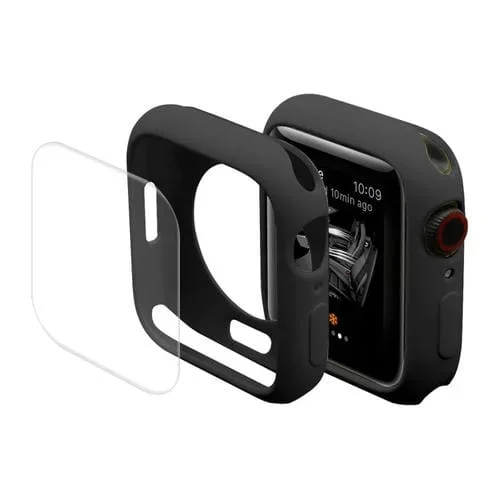 Carcasa Protectora TPU Enkay Hat-Prince + Protector Pantalla para Apple Watch Serie 7 45mm (Negro)