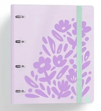 Carchivo Carpeta de Anillas Carpeblock360 Malva A4