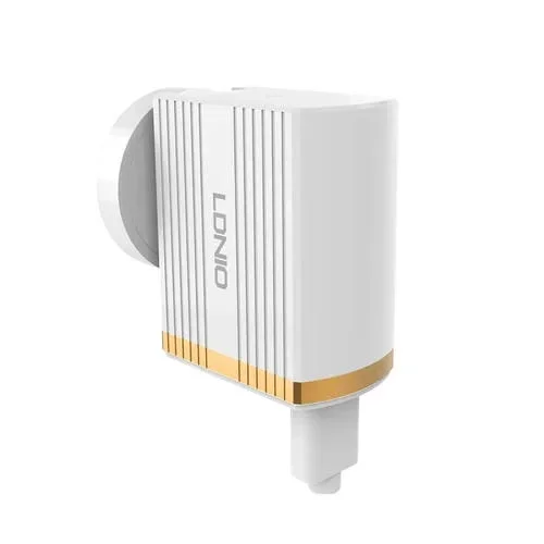 Cargador de viaje Ldnio A1302Q 2 en 1 18W QC3.0 USB Tipo C (Reino Unido)
