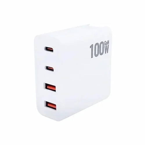 Cargador Gan 100W Dual USB y Dual USB-C Multi Port para Apple MacBook Series (US Plug)