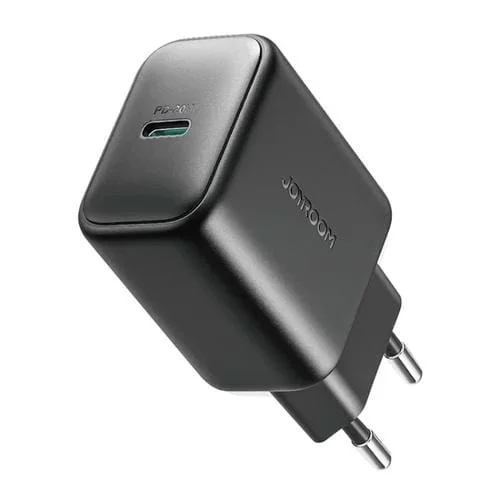 Cargador Joyroom Jr-Tcf20 Pd20W Puerto USB-C Type-C Enchufe UE (Negro)