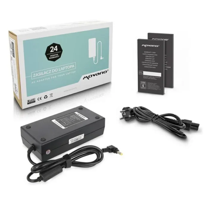 Cargador para portátil asus 150w 19.5v 7.7a 5.5 mm x 2.5 mm movano