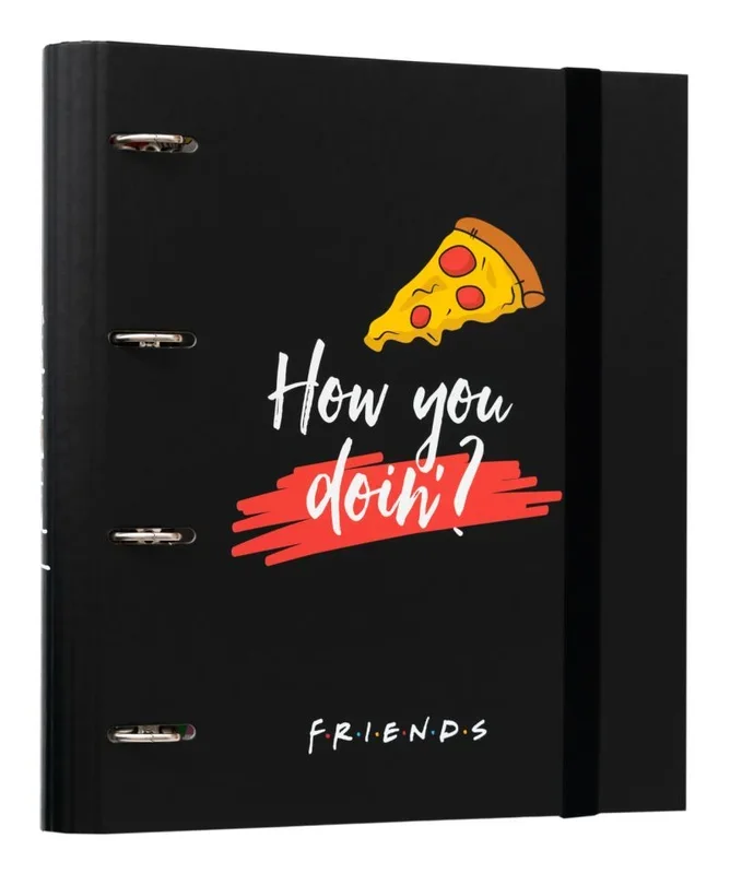 Carpeta 4 anillas friends living my best life with friends
