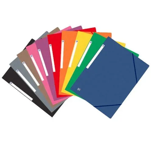 Carpeta de gomas oxford top file+ a4+ colores surtidos vivos oxford