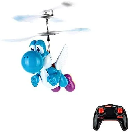 Carrera RC Nintendo Super Mario(TM) Flying Yoshi, Light Blue 370501036 – Helicóptero teledirigido