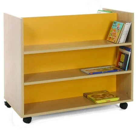 Carro librería doble frontal haya mobeduc 600903hr18