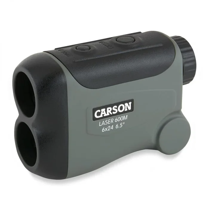 Carson Litewave Pro con PinSeeker de Golf y Compensación de Pendiente, Telémetro de Golf de 650 Yardas y 6X de Potencia, Accesorios de Golf, Láser, con Correa de Transporte, Paño de Limpieza