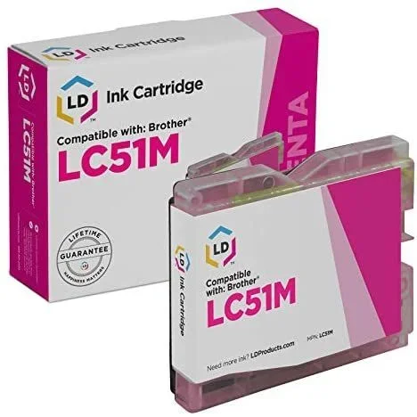 Cartucho comp. brother lc1000xl/lc970xl magenta 26.6 ml