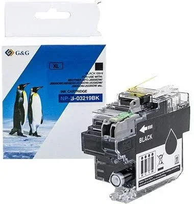 Cartucho de tinta generico g&g brother lc3219xl v4 negro – reemplaza lc3219xlbk