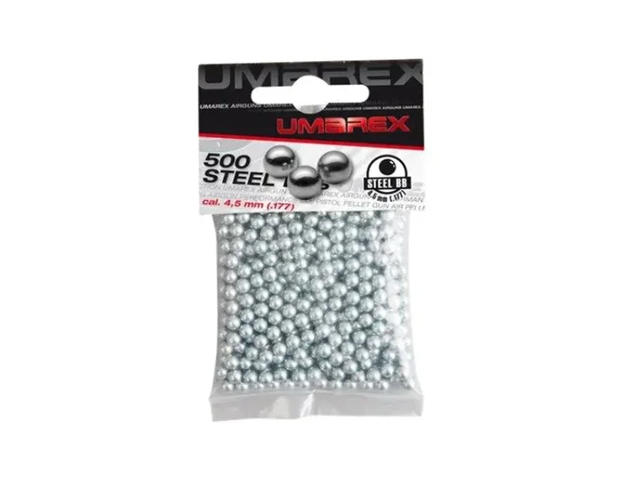 Cartuchos de escopeta 4,46 mm bbs umarex bolas de acero 500 uds.