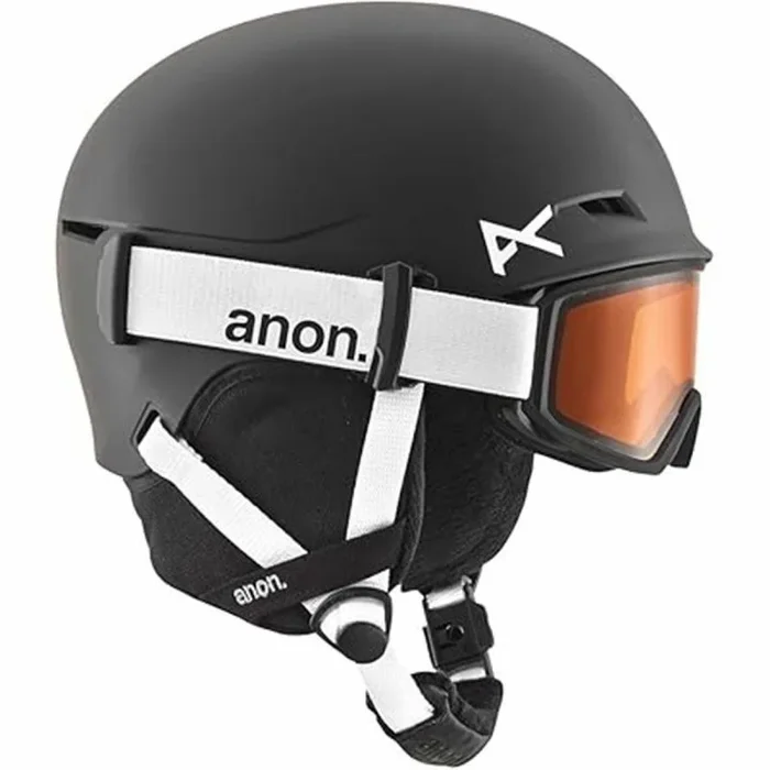 Casco de esquí anon 15235100037 negro infantil hombre