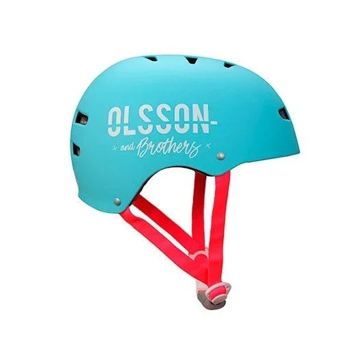 Casco olsson talla m/l niÑa azul