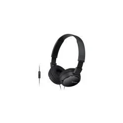 Cascos con microfono negro