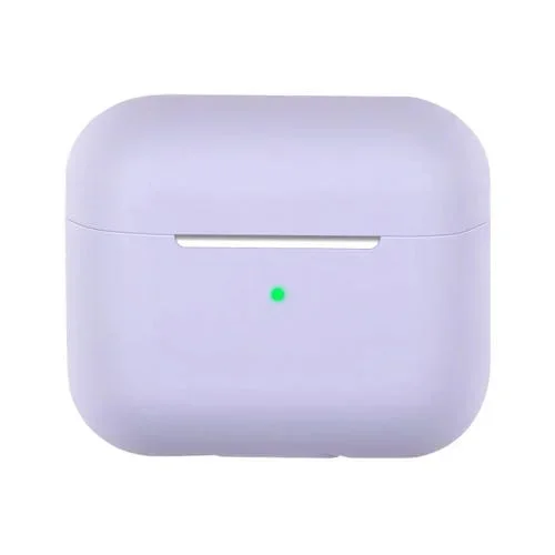 Case de protección de silicona para auriculares inalámbricos AirPods 3 (Purple)