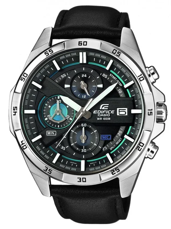 Casio Reloj Analogico para Hombre de Cuarzo con Correa en Cuero EFR-526L-1AVUEF