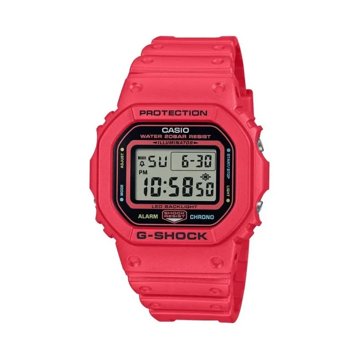 Casio Reloj Hombre Digital Cuarzo con Correa de Resina DW-5600EP-4ER
