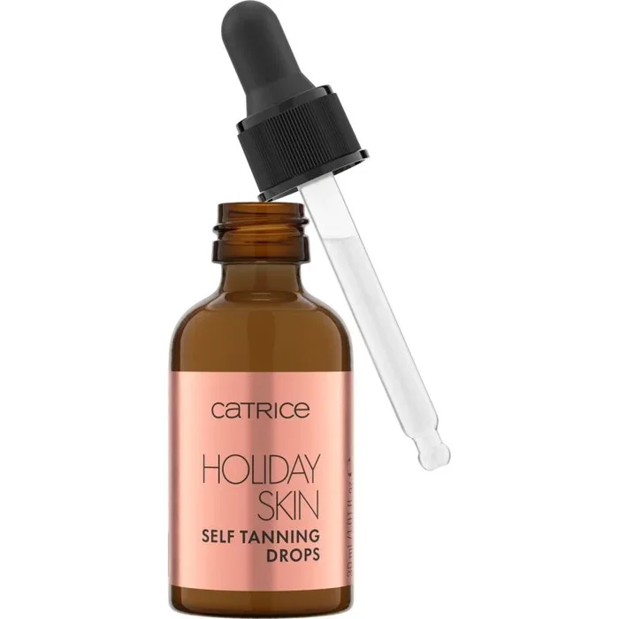 Catrice Gotas autobronceadoras Holiday Skin Self Tanning Drops, Efecto tinte, secado rápido, natural (30ml)