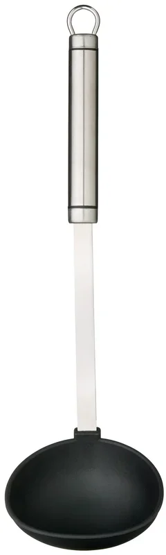 Cazo sopero profesional de nylon KitchenCraft con mango de acero inoxidable, 33 cm (13″)