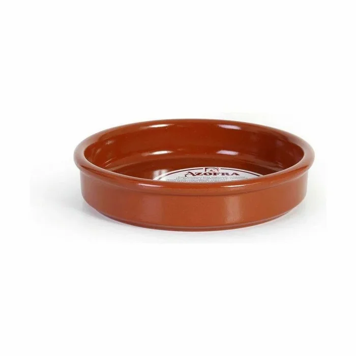 Cazuela azofra barro cocido 15 x 15 x 3,2 cm (24 unidades)