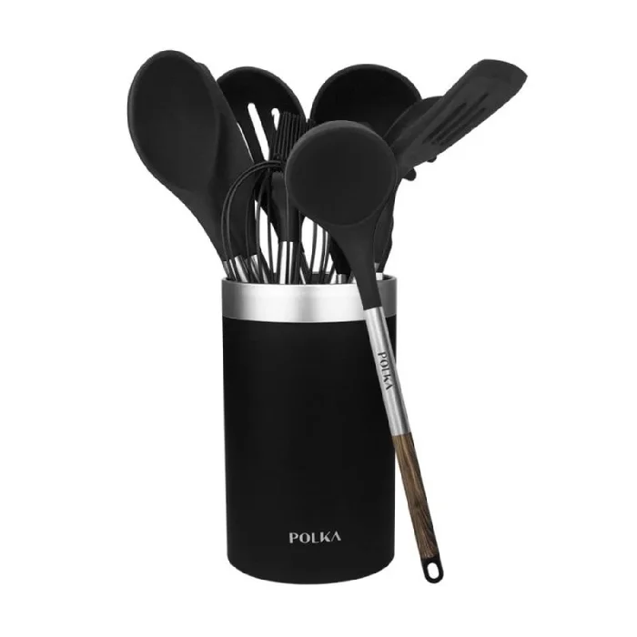Cecotec 01185 juego de utensilios de cocina 9 pieza(s) Negro