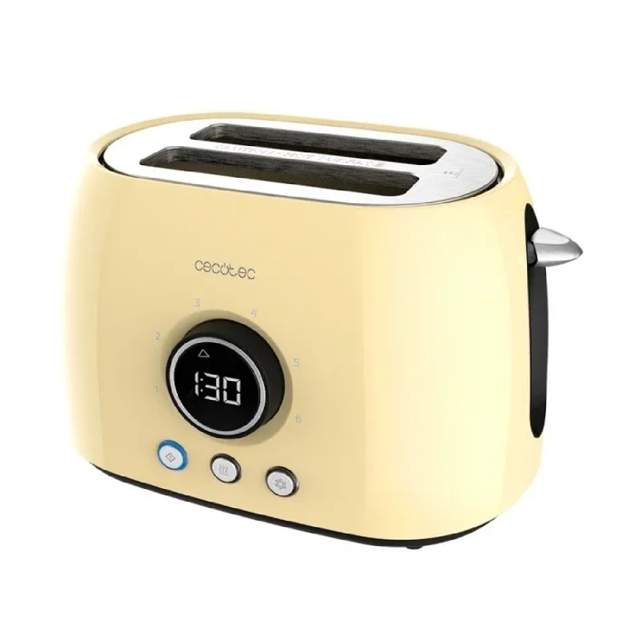 Cecotec 03107 tostadora 6 2 rebanada(s) 800 W Amarillo