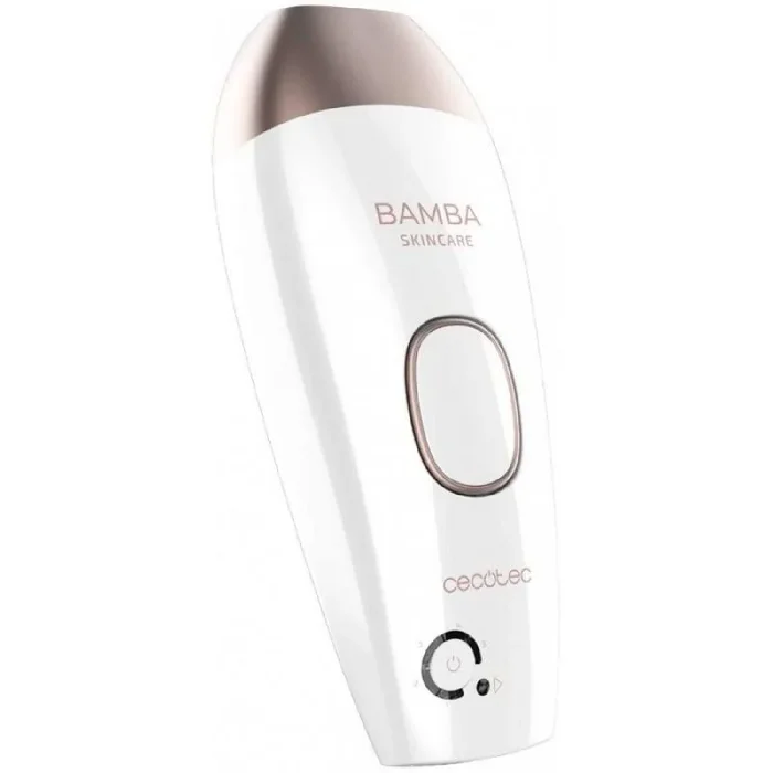 Cecotec Depiladora IPL Bamba SkinCare IPL Quartz. Luz pulsada 120.000 disparos, Lámpara de Cuarzo, Sensor para detección de piel, Diseño compacto