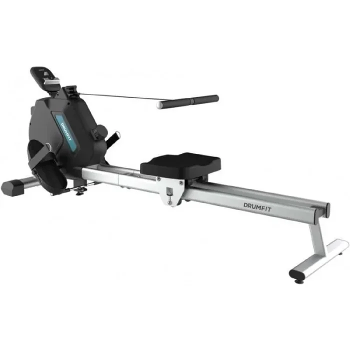 Cecotec Máquina de Remo Plegable DrumFit Rower 5500 Regatta. Sistema de Resistencia Magnética y Diferentes Niveles de Intensidad, Volante de Inercia de 5,5Kg, Display LCD, Reposapiés y Ruedas