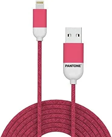 Celly PT-LCS001-5P cable de teléfono móvil Rosa 1,5 m USB A Lightning