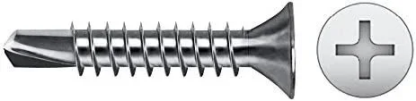 Celo 939167504P – Tornillo Punta Broca Din 7504P Cabeza Avellanada Impronta Ph Diámetro 3,9X16 Mm Cincado, 500 Unidades