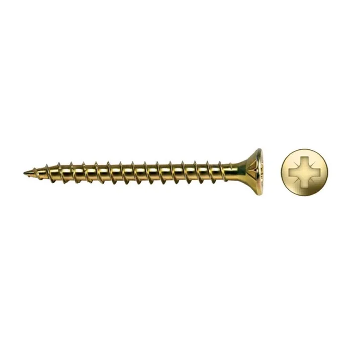 Celo 9B3510Vlox – Tornillo para Madera Velox Rosca Completa Cabeza Avellanada Impronta Pz Diámetro 3,5X10 Mm, Bicromatado, 1000 Unidades