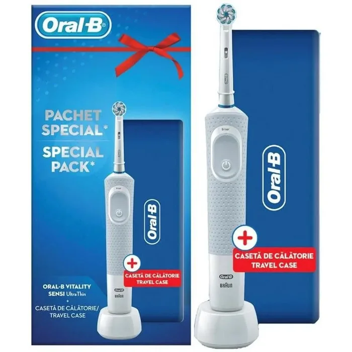 Cepillo dental braun oral-b vitality cross action funda de viaje