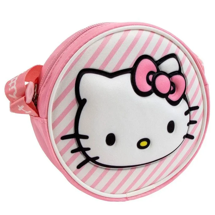 CERDÁ LIFE’S LITTLE MOMENTS 2 a 8 años Diseño Colorido con Personajes Animados, Ligero y Espacioso Bolso Hello Kitty, 3D Unisex niños, Mediano